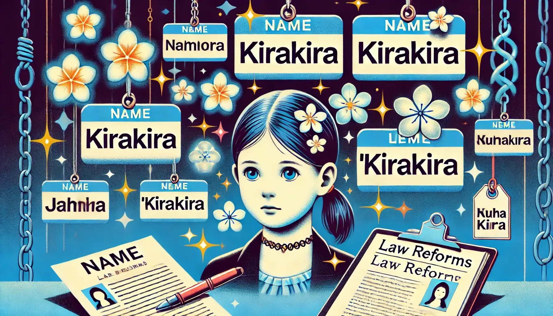 キラキラネームのトレンドと法改正の影響：個性と伝統の狭間で揺れる名前文化